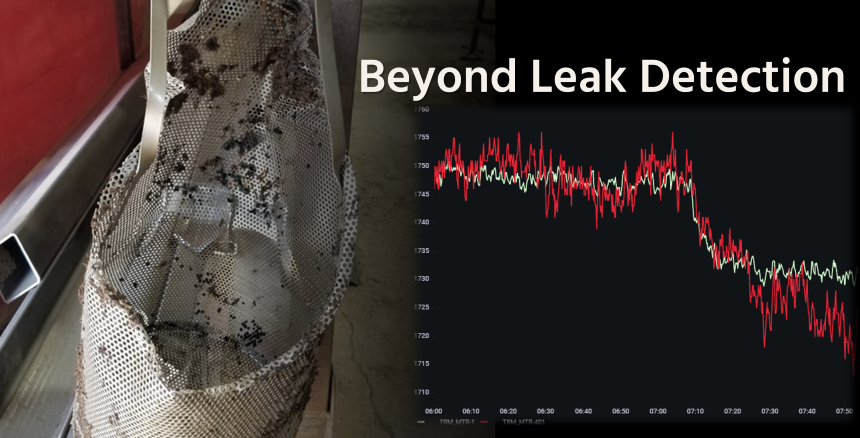 trend data identifies faulty strainer